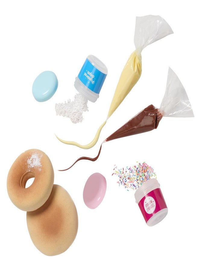 Slime Life Choco Icing Round & Cream Filled Donuts DIY Slime Kit - Unboxing Ingredients to Make, Smash, and Stretch Your Food Slime, Ages 8+ - Image 2